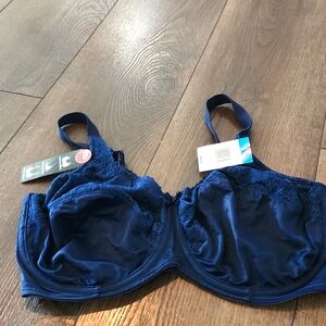 LILLYETTE blue full bust 40DDD underwire the Lily fit bra style 0428 NWT
